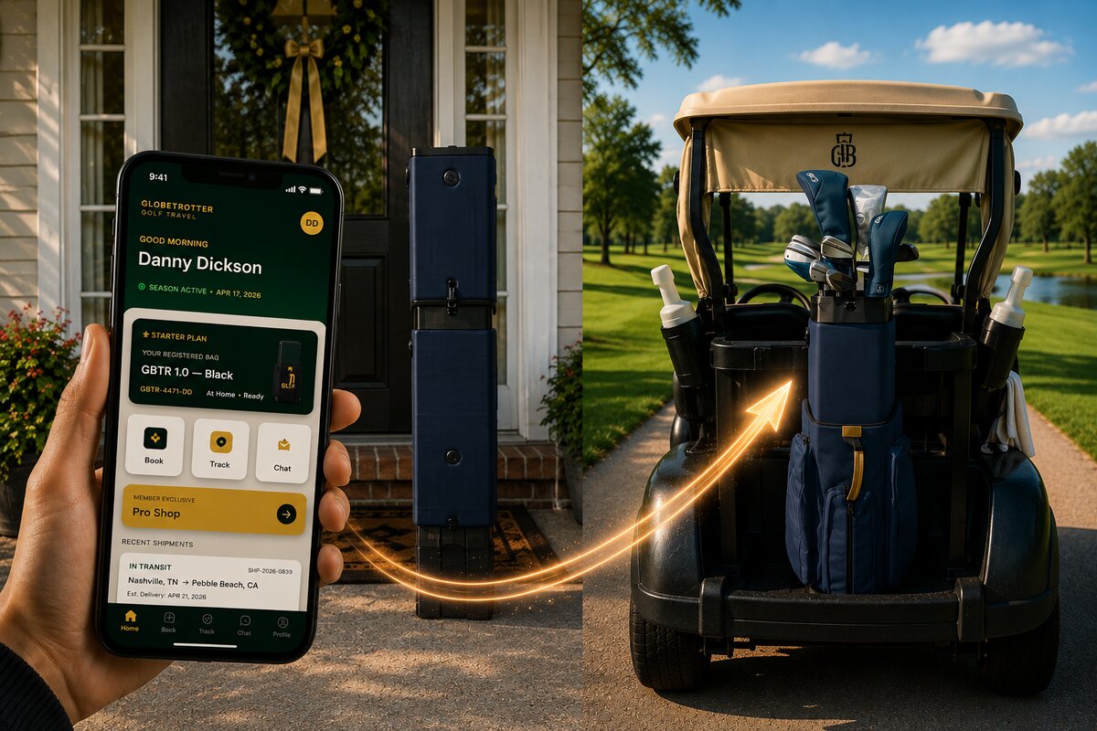 Globetrotter app and bag